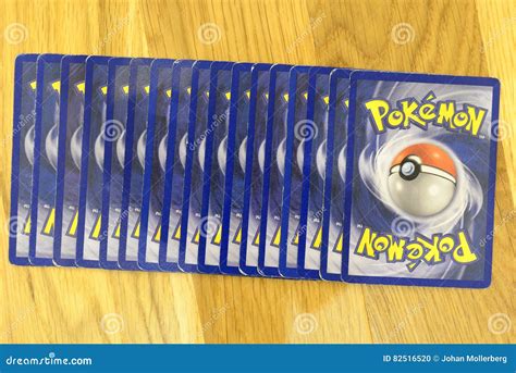 Pokemon Trading Cards Background Editorial Image - Image of sphere ...