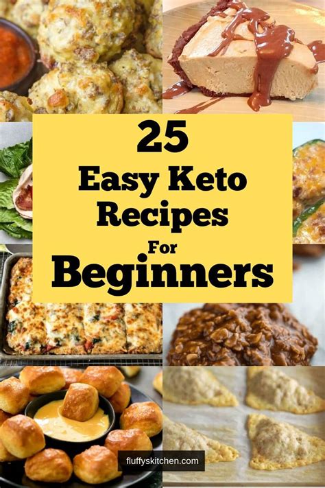 25 Easy Keto Recipes for Beginners - Fluffy's Kitchen