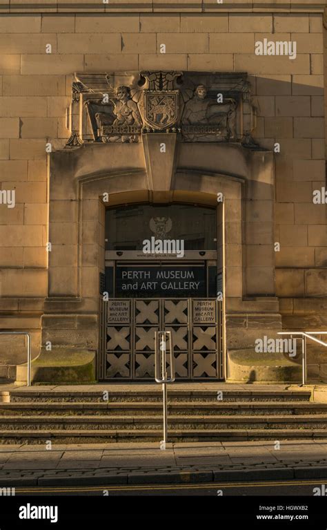 Entrance to Perth Museum and Art Gallery,Perth, Scotland, UK Stock Photo - Alamy