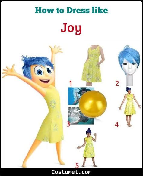 Joy Costume from Inside Out for Cosplay & Halloween