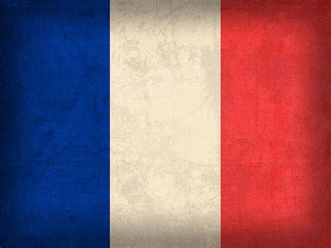 France Flag Distressed Vintage Finish Print By Design Turnpike | France ...