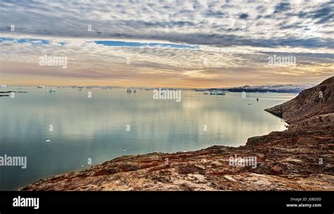 iceberg floating in greenland fjord Stock Photo - Alamy