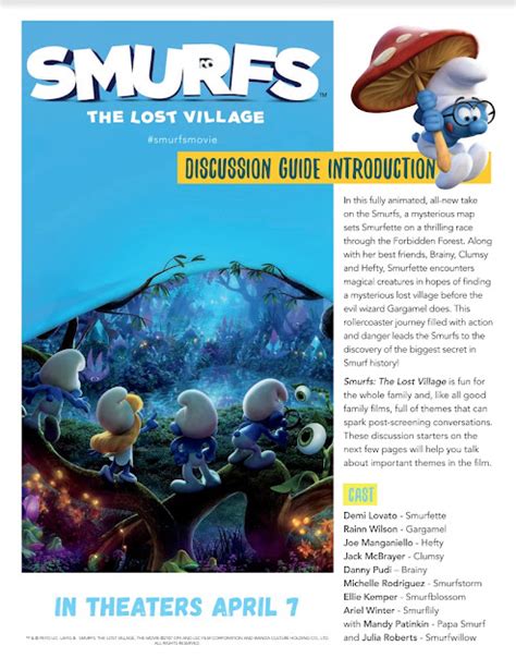 Woven by Words: Smurfs: The Lost Village & Movie Ticket Giveaway