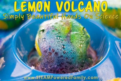 How To Make A Lemon Volcano - Beautiful, amazing smelling, science