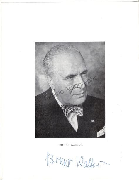 Bruno Walter - John Barbirolli Autographs Signed Program – Tamino