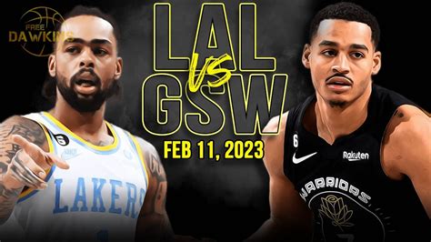 Golden State Warriors vs Los Angeles Lakers Full Game Highlights | Feb 11, 2023 | FreeDawkins ...