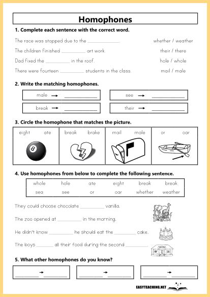 Engaging Homographs Worksheets for Effective Language Learning