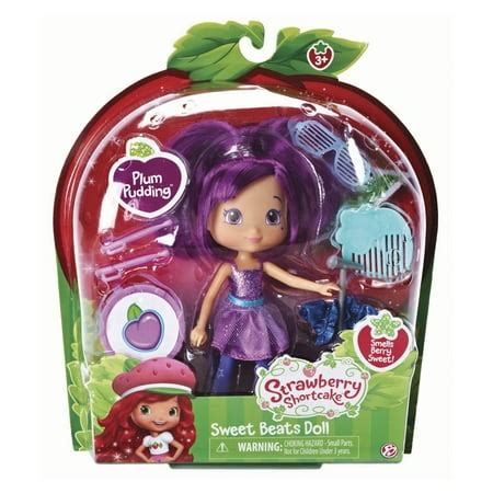 , Strawberry Shortcake, Sweet Beats, Plum Pudding Doll, 6 Inches, Includes scented Plum Pudding ...