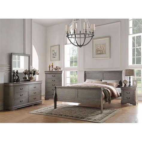 ACME Furniture - Louis Philippe Queen Bed - 23860Q