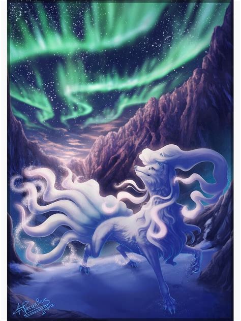 "Alolan Ninetales" Canvas Print by Seadraz | Redbubble