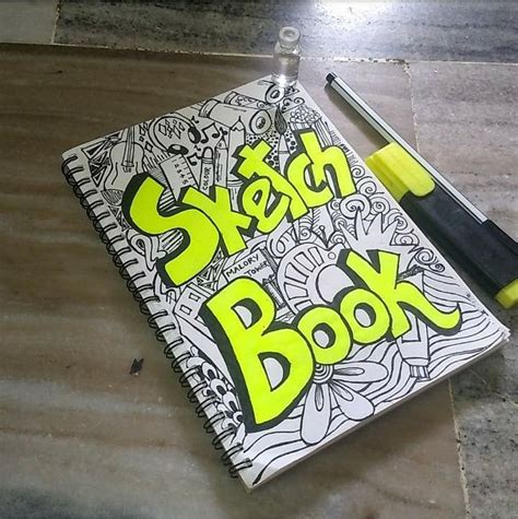 Creative Book Cover for Sketchbook