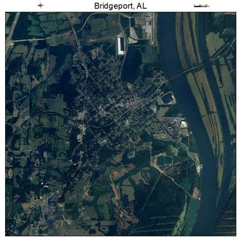 Aerial Photography Map of Bridgeport, AL Alabama