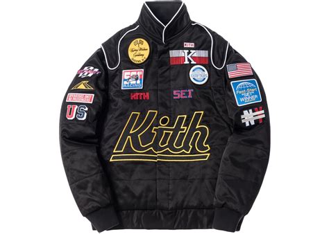 Kith Racing Jacket Black | Roupas, Looks, Sapatos