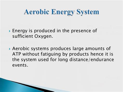 Transfer of energy in human body