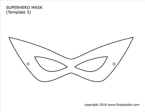 Superhero Mask Drawing Reference Superhero masks set free vector