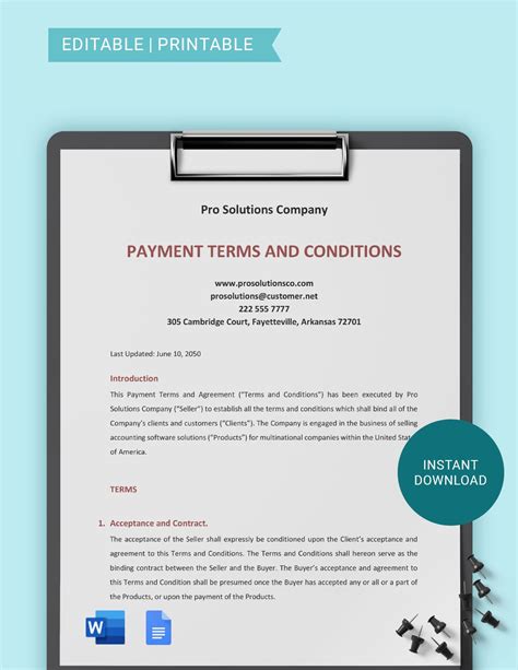 Gift Card Terms And Conditions Template in Word, Google Docs - Download | Template.net