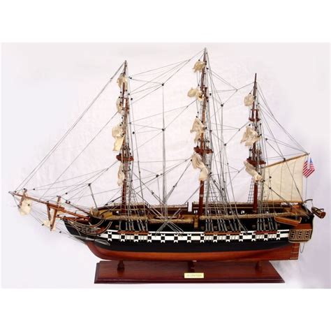 USS Constitution American frigate display model ship