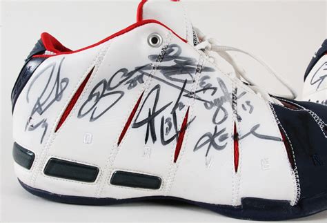 2006 All-Star Game Dwayne Wade Game-Used Shoes Signed by East & West ...