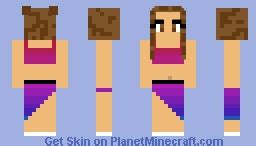 Beach Girl Minecraft Skin