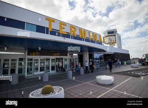 terminal t1 arricife cesar manrique-Lanzarote airport canary islands spain Stock Photo - Alamy