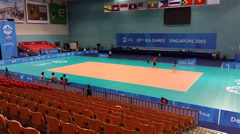 Watch how the OCBC Arena transforms into a volleyball court in 24 hrs! - YouTube