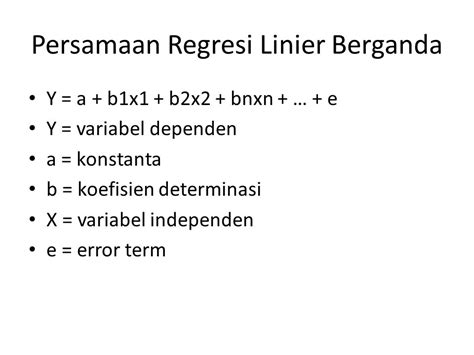 pengertian analisis regresi linier berganda - Andrea Ogden