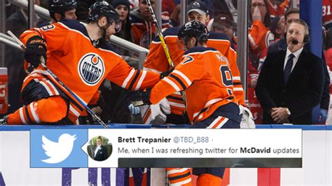 Oilers fans were on the edge of their seats waiting for a McDavid ...