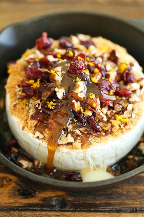 Cranberry Pecan Baked Brie - Damn Delicious