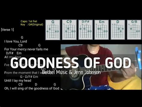 Goodness Of God Lyrics Bethel Music Chords Chordify