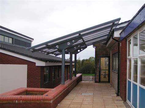 Steel Entrance Canopies - Shelter Solutions