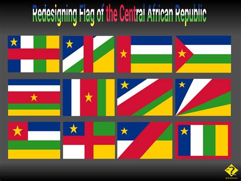 Redesigned flag of Central African Republic by me. Which one is the best? : r/vexillology