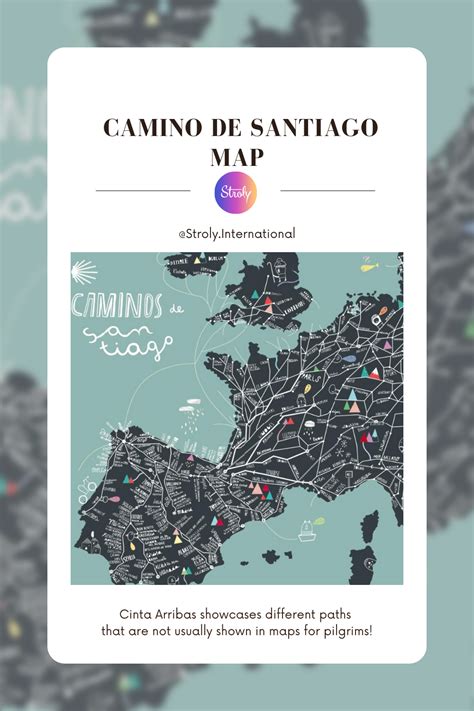 Camino de Santiago Map | Camino de santiago, Open the map, The camino