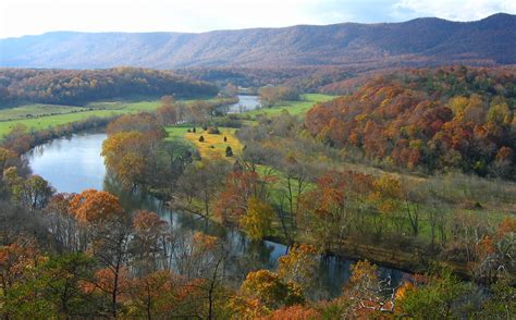 Shenandoah River in autumn | Fall color in Shenandoah River … | Flickr