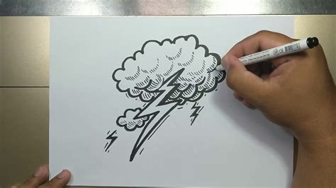 How to draw LIGHTNING BOLT EASY in 5 minutes - YouTube