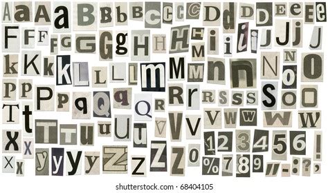 29,447 Newspaper Alphabet Images, Stock Photos & Vectors | Shutterstock