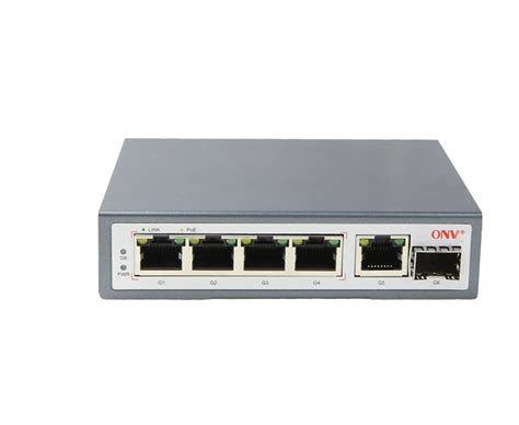 Ethernet Switch 4 Port Rack Mount 4-port Gigabit Poe Switch 4 Ports Poe ...