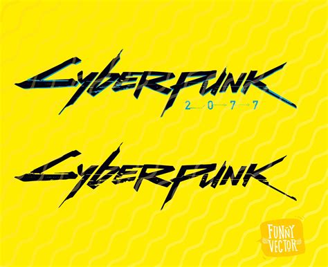 Cyberpunk 2077 Logo Vector and Clean Version for Cut File | Etsy