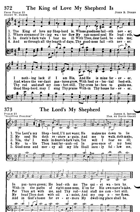 Favorite Hymns of Praise 372. The King of love my Shepherd is | Hymnary.org