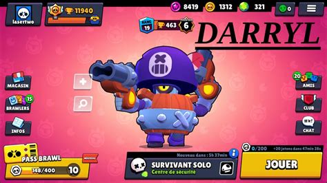 DARRYL BRAWL STARS - YouTube