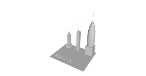 New York Skyline by jsdev | Download free STL model | Printables.com