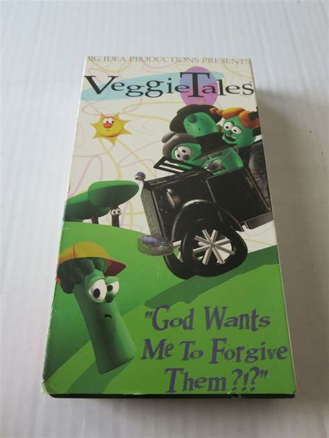 VeggieTales: God Wants Me to Forgive Them!?! (1994-1997 VHS) | Angry ...