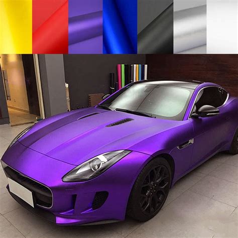 Universal Car Matte Color Wrap Sheet PVC Decoration Tint Vinyl Film | Wish