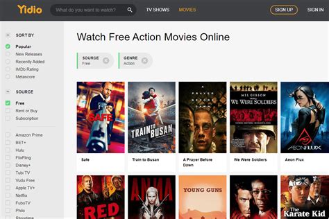 9 Best Free Action Movie Websites