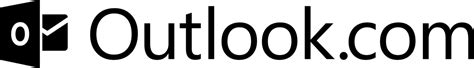 Outlook.com Logo Black and White – Brands Logos