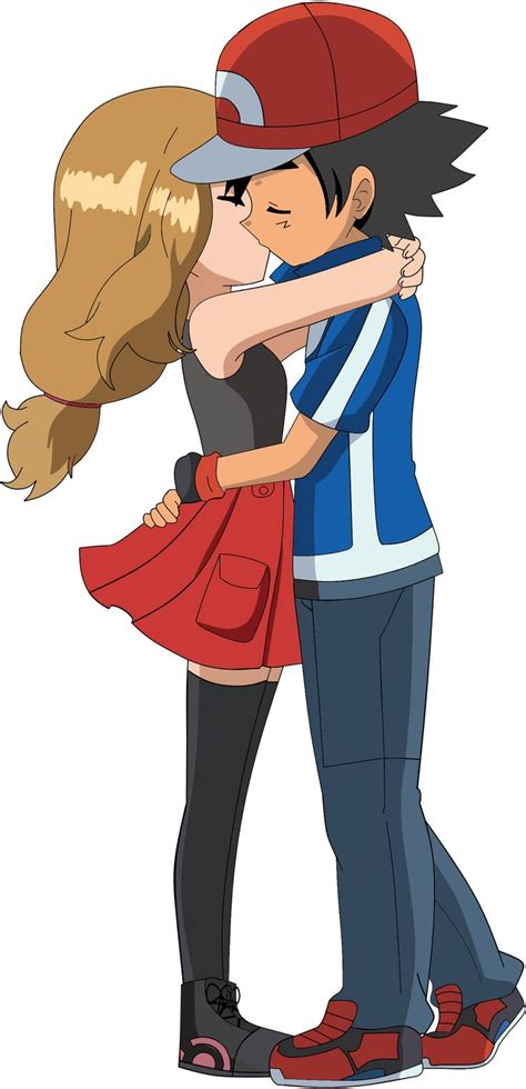 Amourshipping Kiss Render by BriannaBellerose | Pokemon ash and misty, Pokemon movies, Pokemon ...