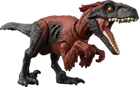 Jurassic World Dominion Extreme Damage Pyroraptor Dinosaur Action Figure Toy, Battle Play ...