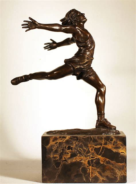 Bronze Statue, Bronze, Dancer 11x6ins, Art Ref:BRZ535