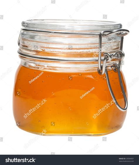 Honey Jar Isolated On White Background Stock Illustration 20584007 - Shutterstock