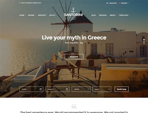 30+ Best Hotel WordPress Themes 2024 - aThemes