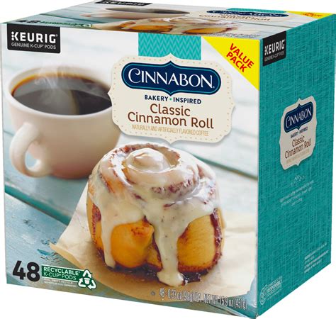 Cinnabon Classic Cinnamon Roll K-Cup Pods (48-Pack) 5000331016 - Best Buy